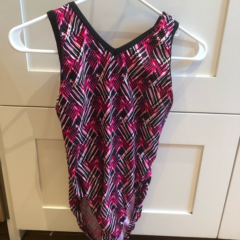 Snowflake Patterned Leotard, Adult Size M